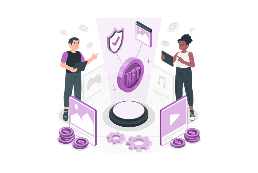 Asset tokenization services illustration