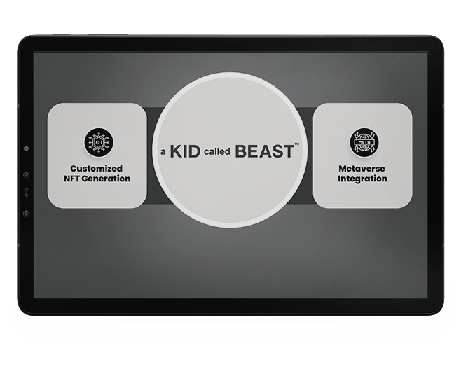 a Kid Called Beast features including personalized mint and Decentraland models