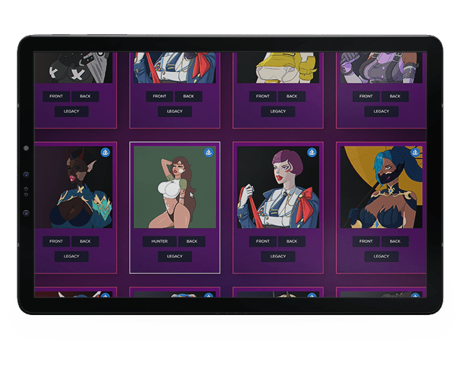 Virago NFT collection with pose and staking features